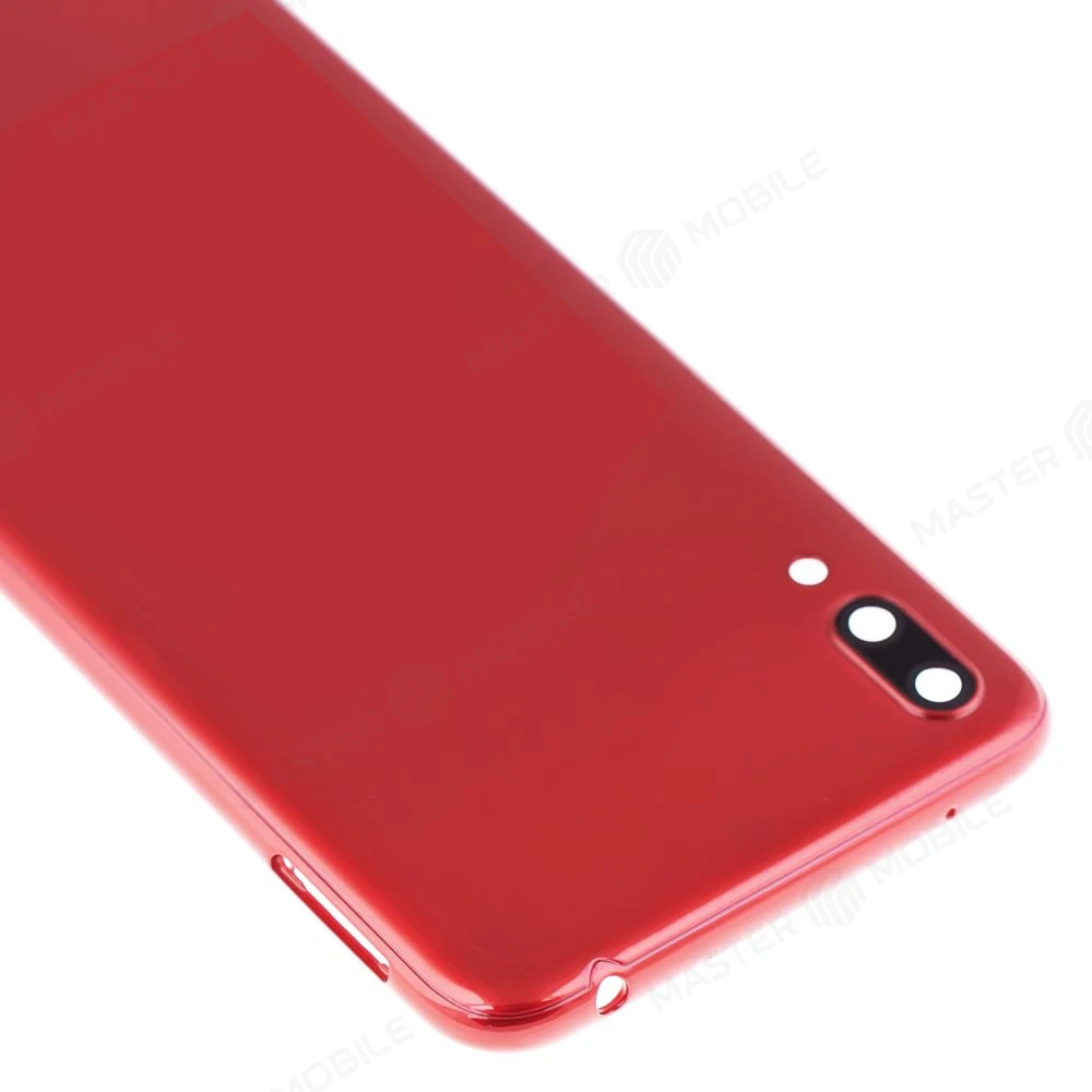 Задняя крышка для Huawei Y7 Pro 2019 (DUB-LX2) (красный) (в сборе со стеклом камеры) фото №3