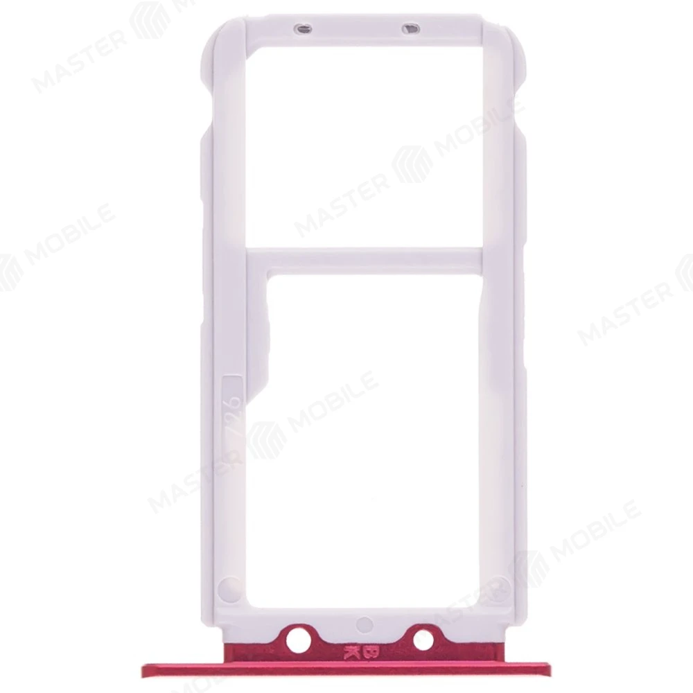 Держатель сим-карты для Huawei Honor View 10 (красный) фото №2