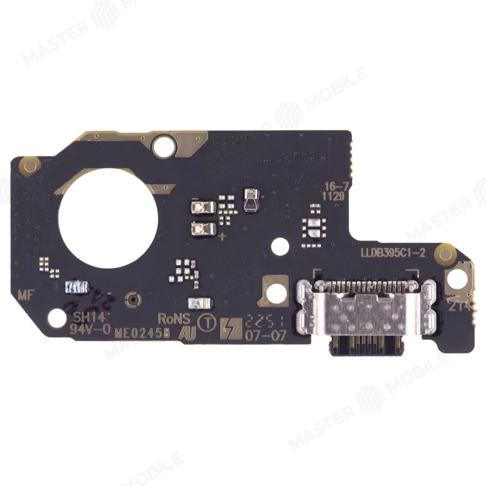 Нижняя плата для Xiaomi Redmi Note 12 4G (23021RAA2Y) с комп. + разъем зарядки + микрофон  фото №2