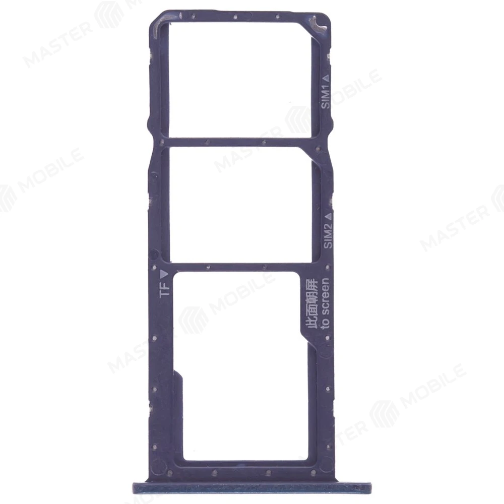 Держатель сим-карты для Huawei Y7 2019 (DUB-LX1) / Y7 Pro 2019 (DUB-LX2) (синий) фото №1