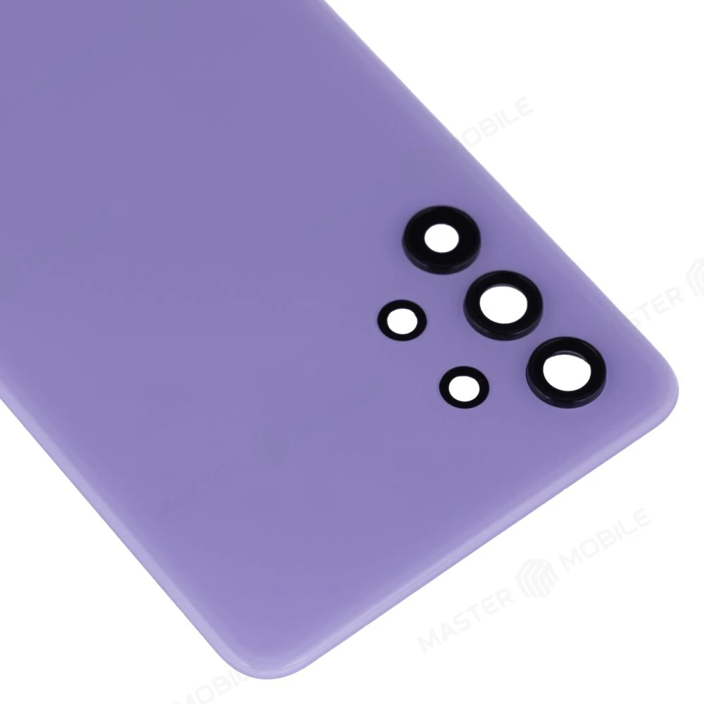 Задняя крышка для Samsung A325 Galaxy A32 (фиолетовый) (в сборе со стеклом камеры) фото №3