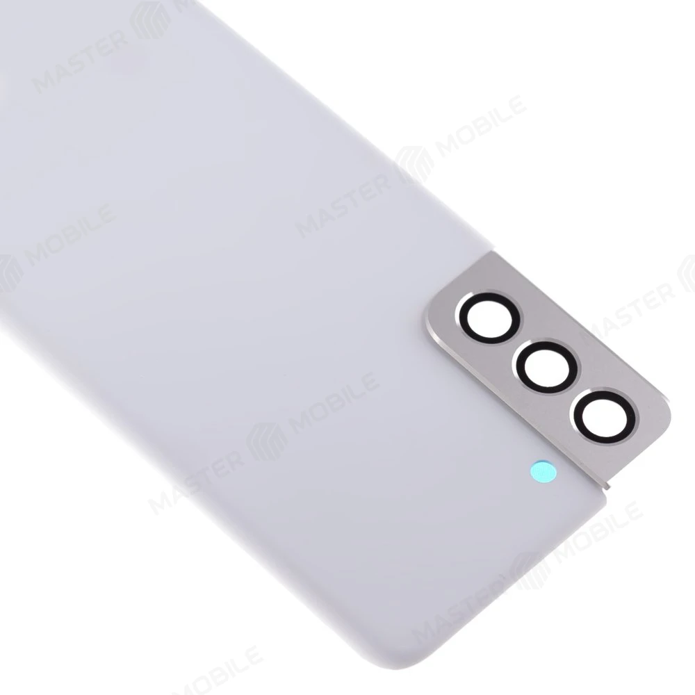 Задняя крышка для Samsung G991 Galaxy S21 (белый) (в сборе со стеклом камеры) фото №3