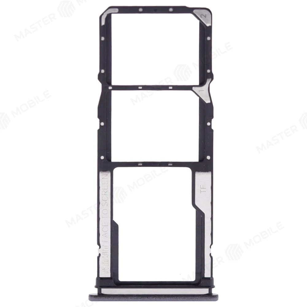 Держатель сим-карты для Xiaomi Redmi 9 (M2004J19G) (серый)  фото №1