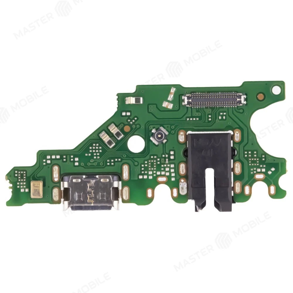 Нижняя плата для Huawei Mate 20 Lite (SNE-LX1) с комп. + разъем зарядки + разъем гарнитуры + микрофон  фото №1
