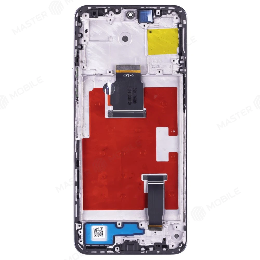 Дисплей для Huawei Honor X8a (CRT-LX1) / Honor 90 Lite (CRT-NX1) + тачскрин (серебристый) (в рамке) (ORIG) фото №2