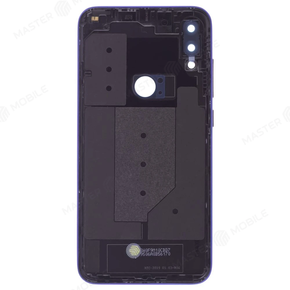 Задняя крышка для Xiaomi Mi Play (M1901F9E) (синий) (в сборе со стеклом камеры) фото №2