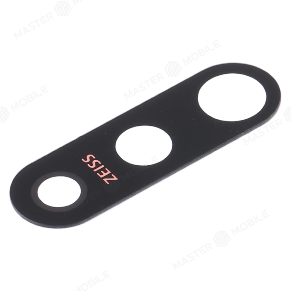 Стекло задней камеры для Nokia 8.1 Plus/X71 (TA-1167) (без рамки) (черный) фото №1