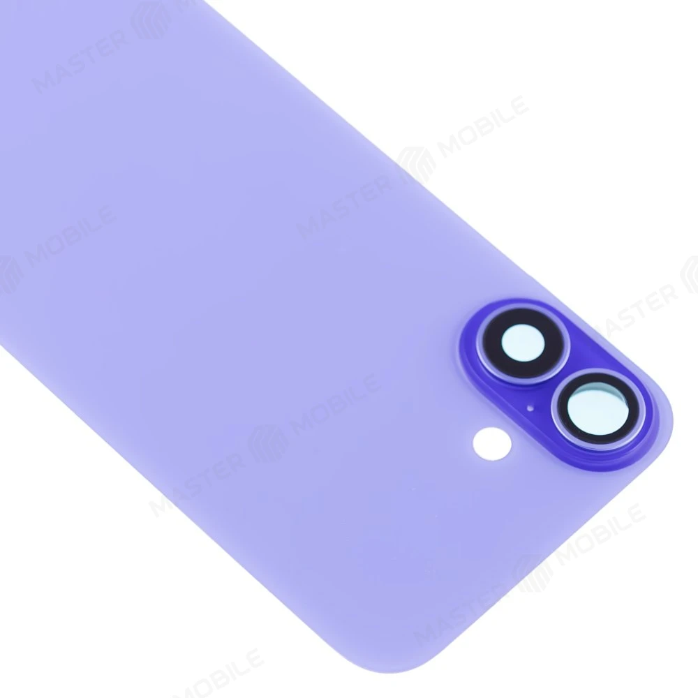 Задняя крышка для Apple iPhone 16 Plus (синий) (в сборе со стеклом камеры) (Premium)  фото №3