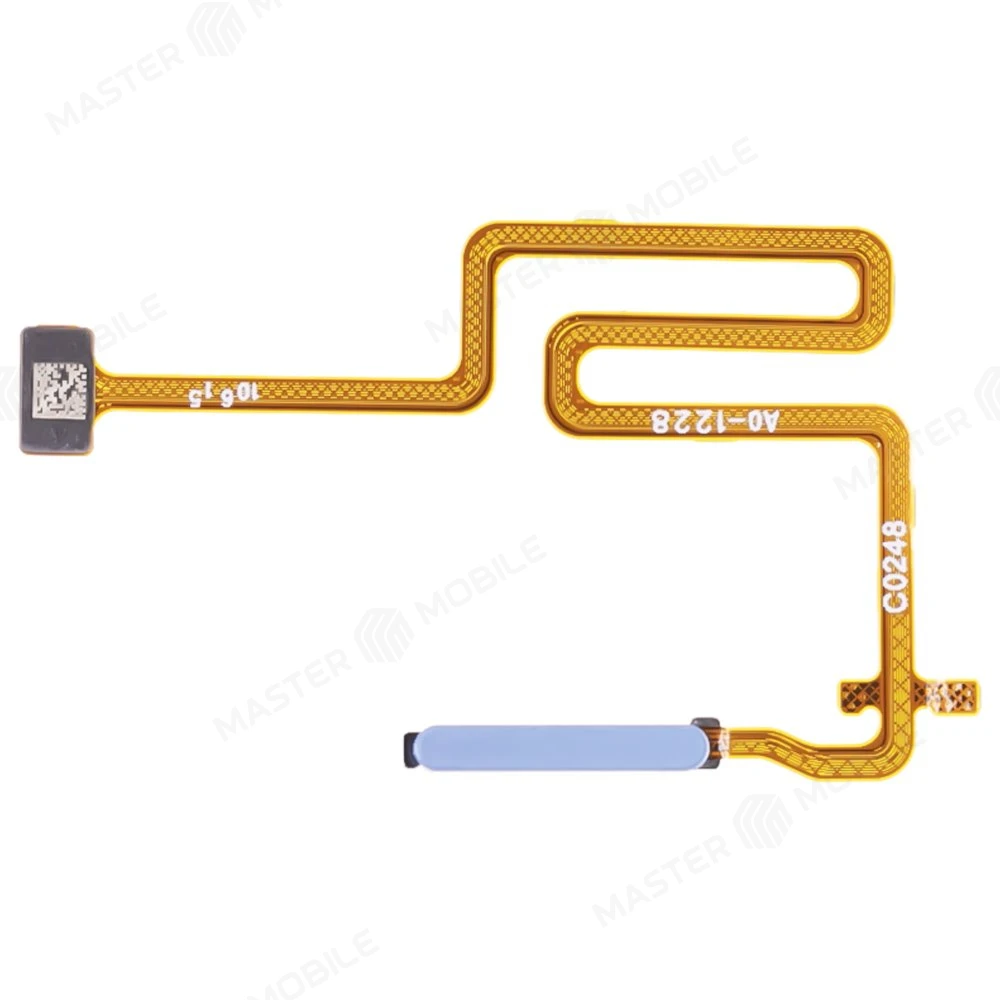 Шлейф для Realme 9i (RMX3491) с комп. + сканер отпечатка пальца (синий)  фото №1