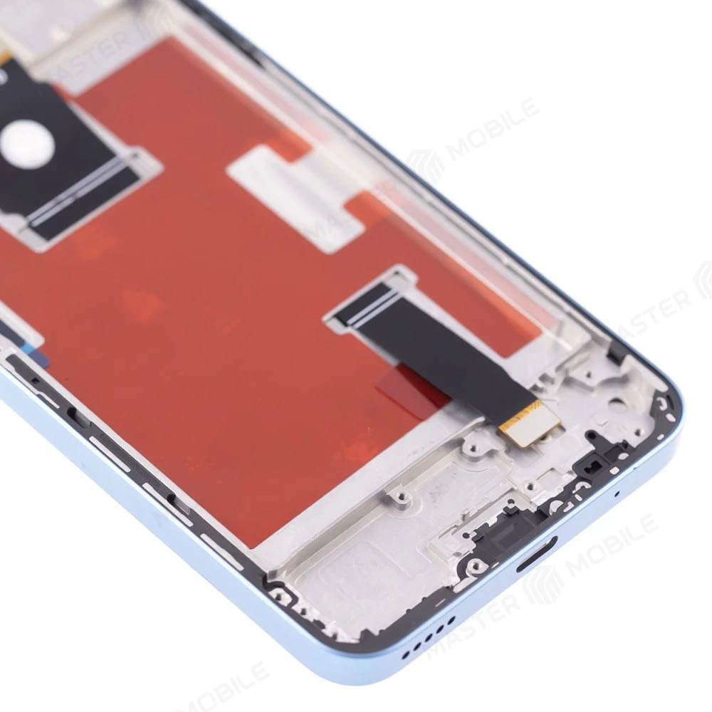 Дисплей для Huawei Honor X8a (CRT-LX1) / Honor 90 Lite (CRT-NX1) + тачскрин (голубой) (в рамке) (ORIG) фото №4