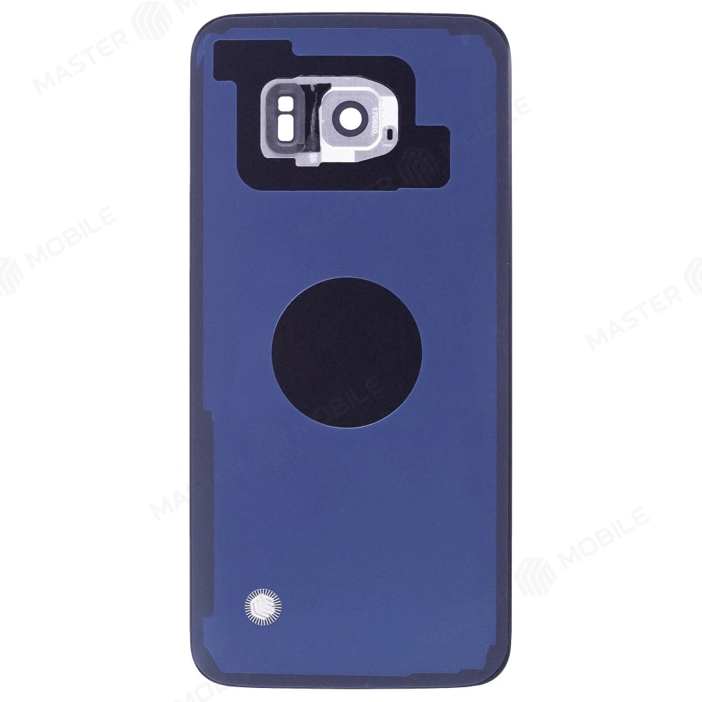 Задняя крышка для Samsung G935 Galaxy S7 Edge (серебристый) (в сборе со стеклом камеры) фото №2