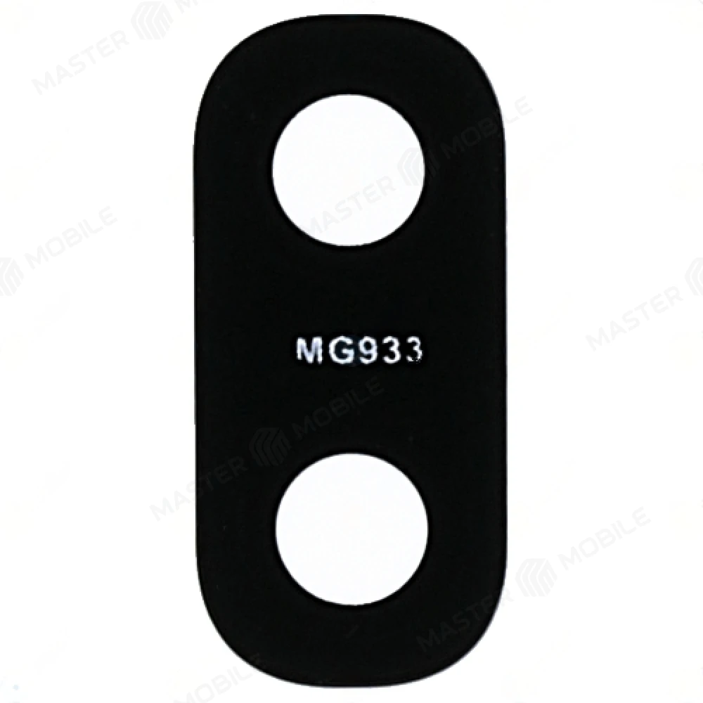 Стекло задней камеры для Samsung A105 Galaxy A10 / A205 Galaxy A20 / A305 Galaxy A30 / A405 Galaxy A40 (без рамки) (черный) фото №2