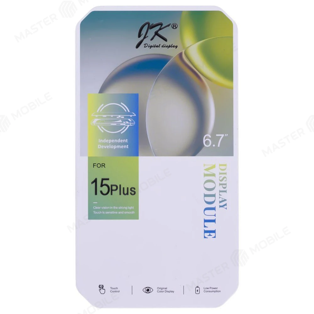 Дисплей для Apple iPhone 15 Plus + тачскрин (черный) (JK) (In-Cell) (площадка под IC) фото №5
