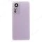 Задняя крышка для Xiaomi 12 Lite (2203129G) (розовый) (в сборе со стеклом камеры) фото №1