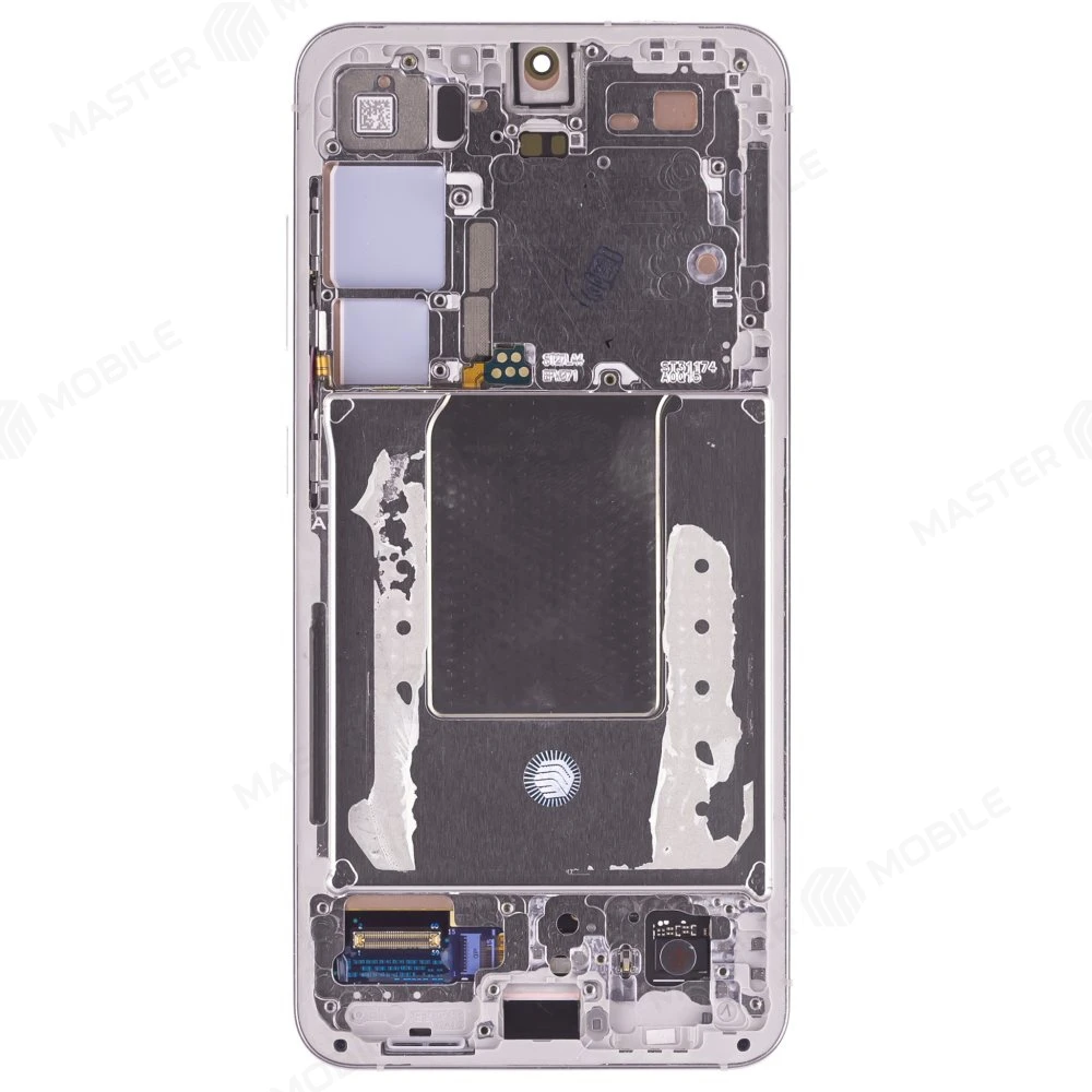 Дисплей для Samsung S921 Galaxy S24 + тачскрин (серебристый) (в рамке) (ORIG100) (возможен дефект ЛКП) фото №2