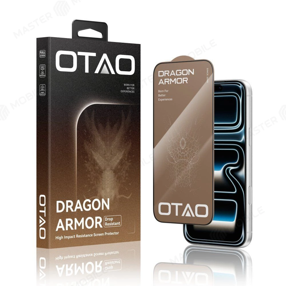 Защитное стекло OTAO Dragon Armor для Apple iPhone 17 Pro / iPhone 18 Pro (устойчивое к царапинам) 