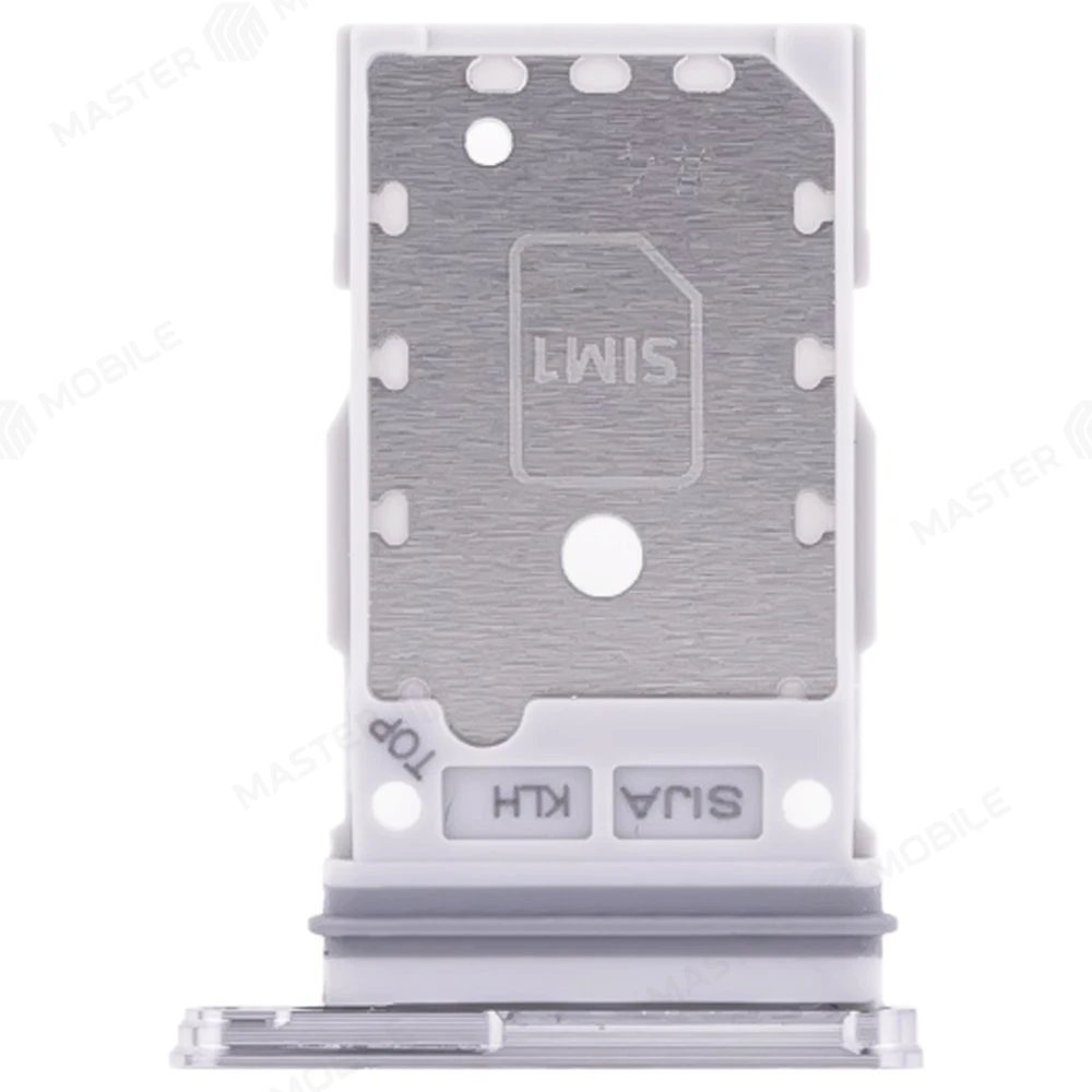 Держатель сим-карты для Samsung S901 Galaxy S22 / S906 Galaxy S22+ (серебристый) фото №1