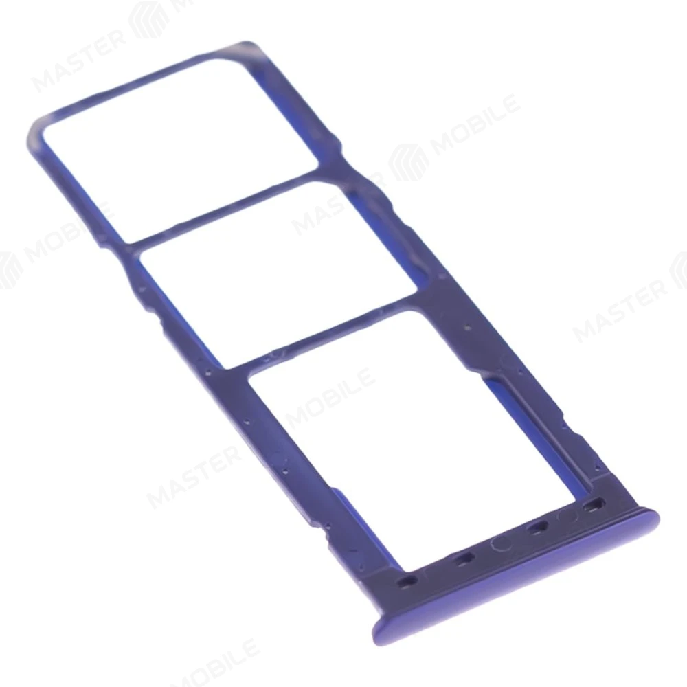Держатель сим-карты для Samsung A105 Galaxy A10 / A205 Galaxy A20 / A305 Galaxy A30 / A505 Galaxy A50 / A705 Galaxy A70 (синий) фото №3