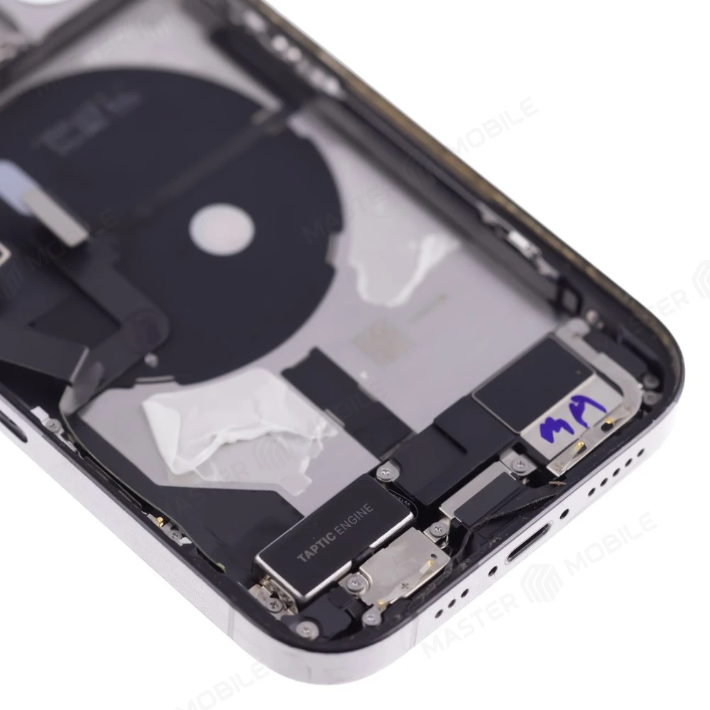 Корпус для Apple iPhone 14 Pro (серебристый) (в сборе) (с разбора) (ORIG100) (возможен дефект ЛКП) фото №4