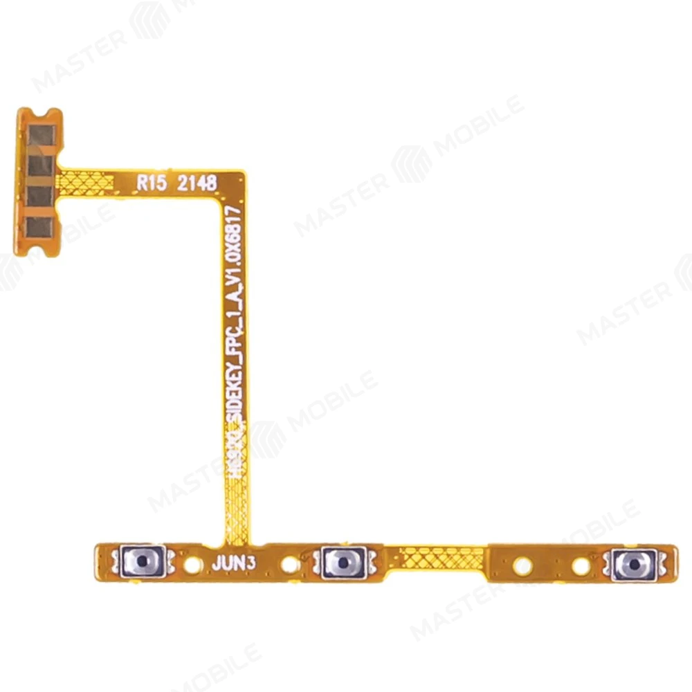 Шлейф для Infinix Hot 12 (X6817) / Hot 20 (X6826B) с комп. (на кнопку включения и кнопки громкости)  фото №1