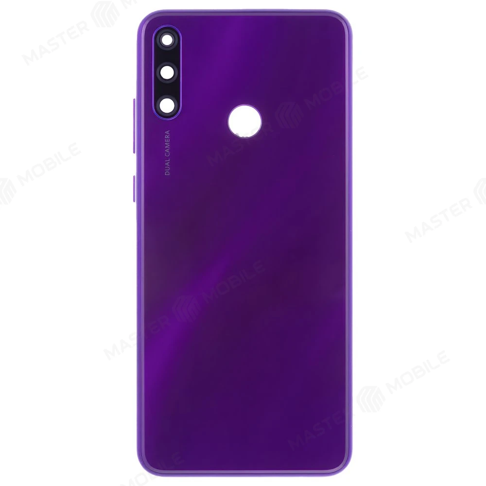 Задняя крышка для Huawei Y6p (MED-LX9N) (фиолетовый) (в сборе со стеклом камеры) фото №1