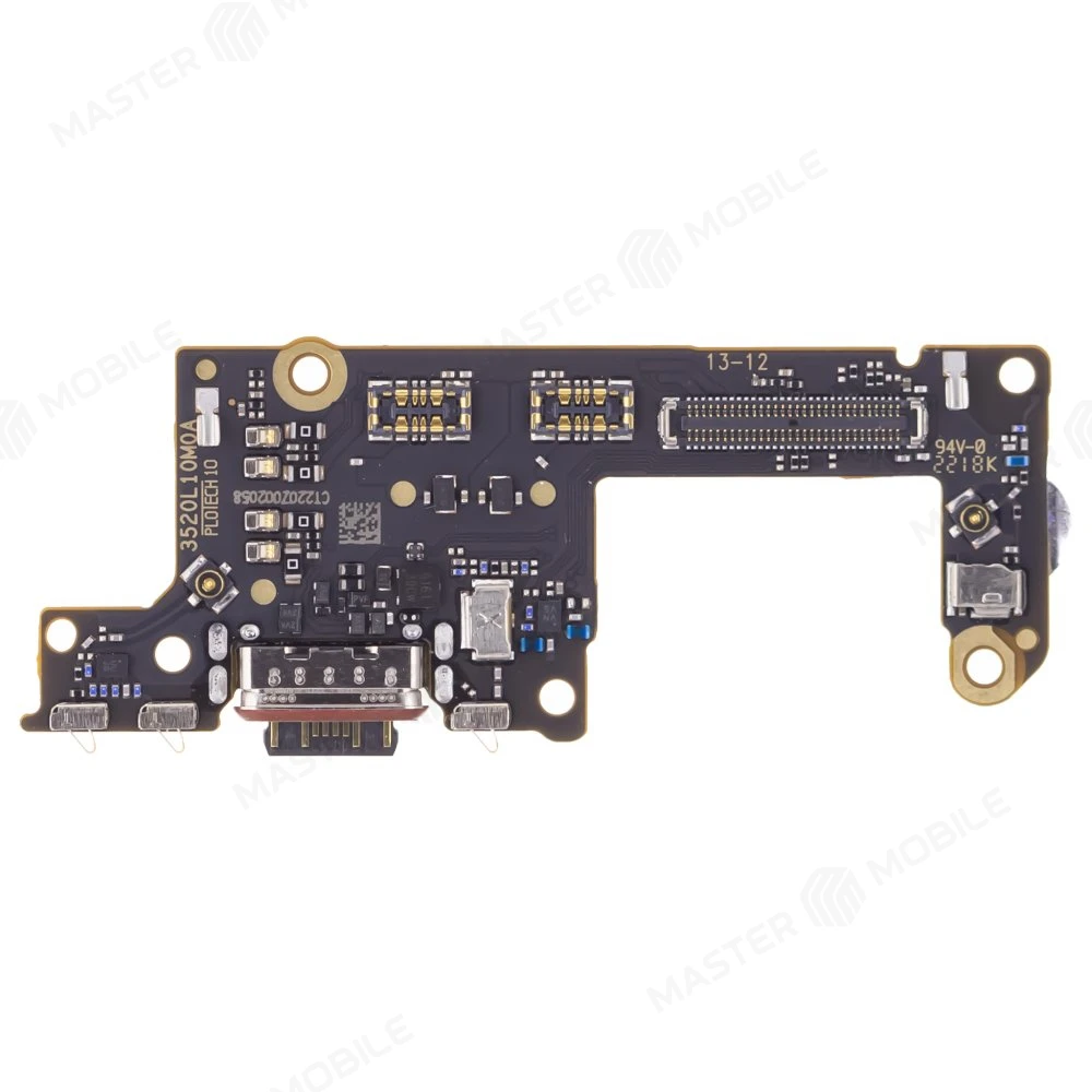 Нижняя плата для Xiaomi Poco F4 GT (21121210G) с комп. + разъем зарядки + микрофон (ORIG100) фото №1