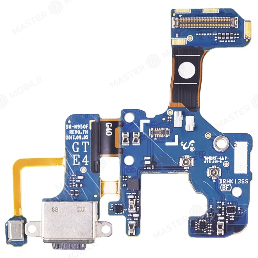 Шлейф для Samsung N950 Galaxy Note 8 с комп. + разъем зарядки + микрофон  фото №1