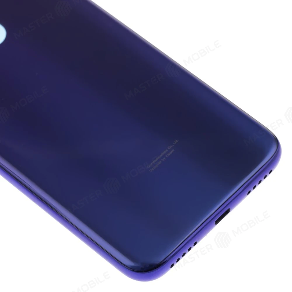 Задняя крышка для Xiaomi Mi Play (M1901F9E) (синий) (в сборе со стеклом камеры) фото №4