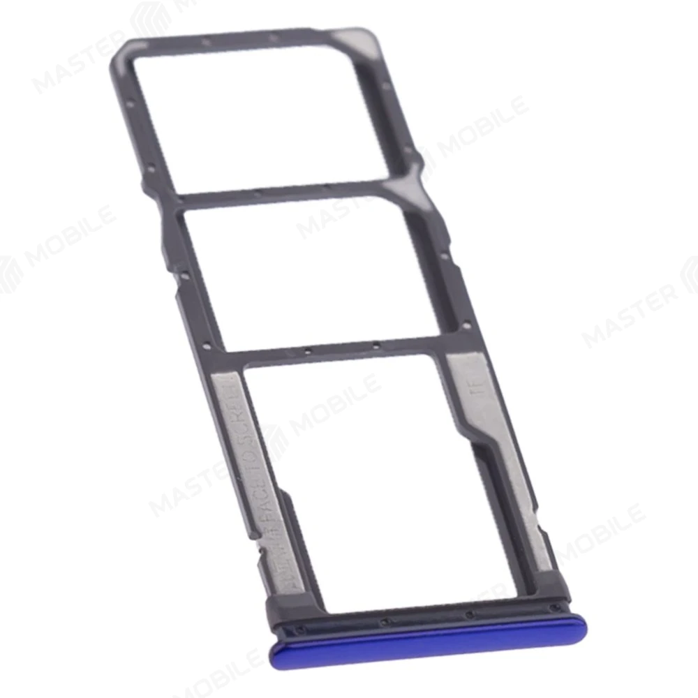 Держатель сим-карты для Xiaomi Redmi Note 8 (M1908C3JG) / Redmi Note 8T (M1908C3XG) / Redmi Note 8 2021 (M1908C3JGG) (синий)  фото №3