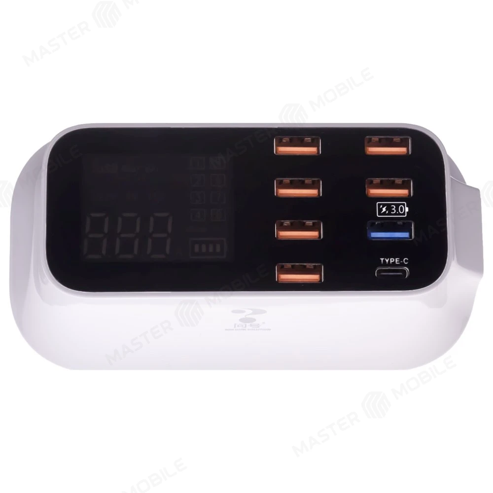 Зарядная станция CD-A19Q (7 USB A + 1 USB C)  фото №2