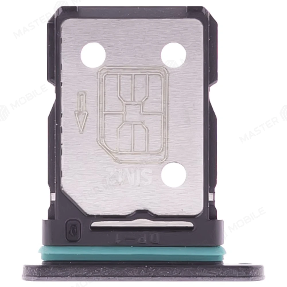 Держатель сим-карты для Realme 10 Pro+ 5G (RMX3686/RMX3687) (черный) фото №2