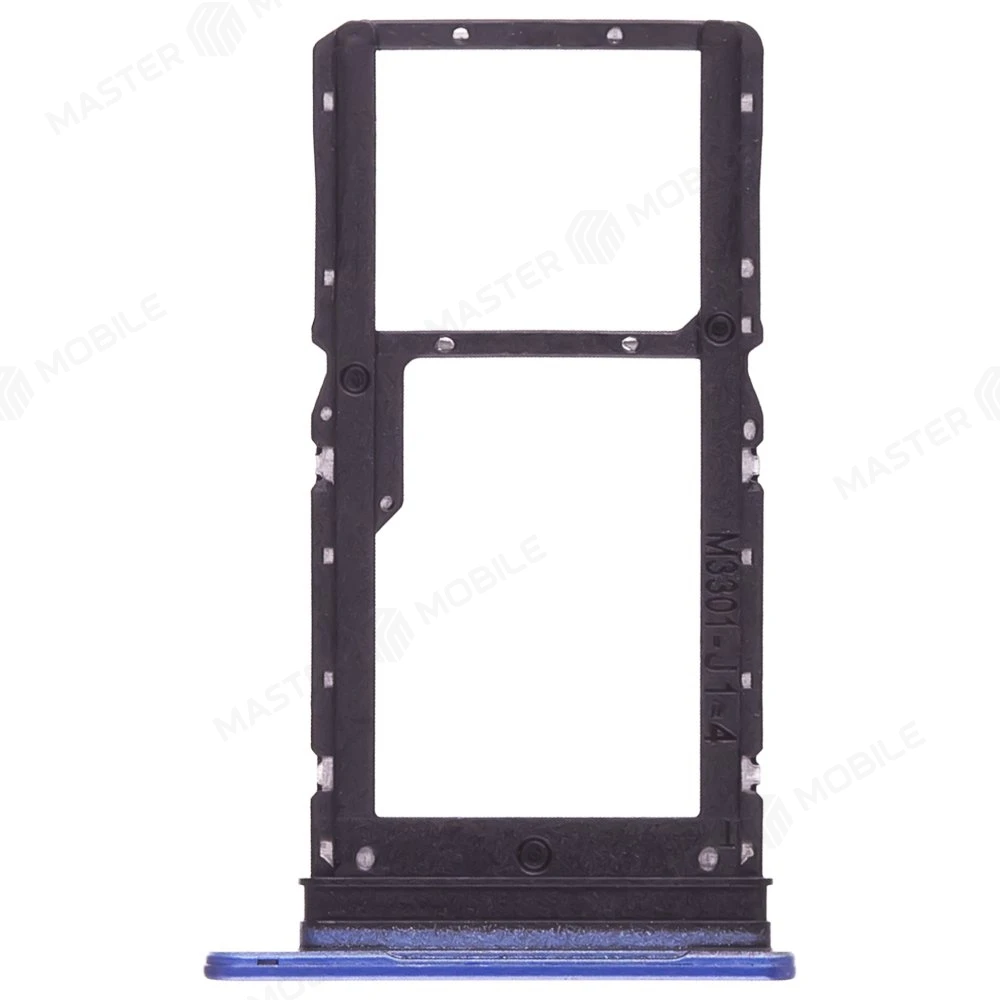 Держатель сим-карты для Huawei Honor X7 (CMA-LX1) (синий) фото №2