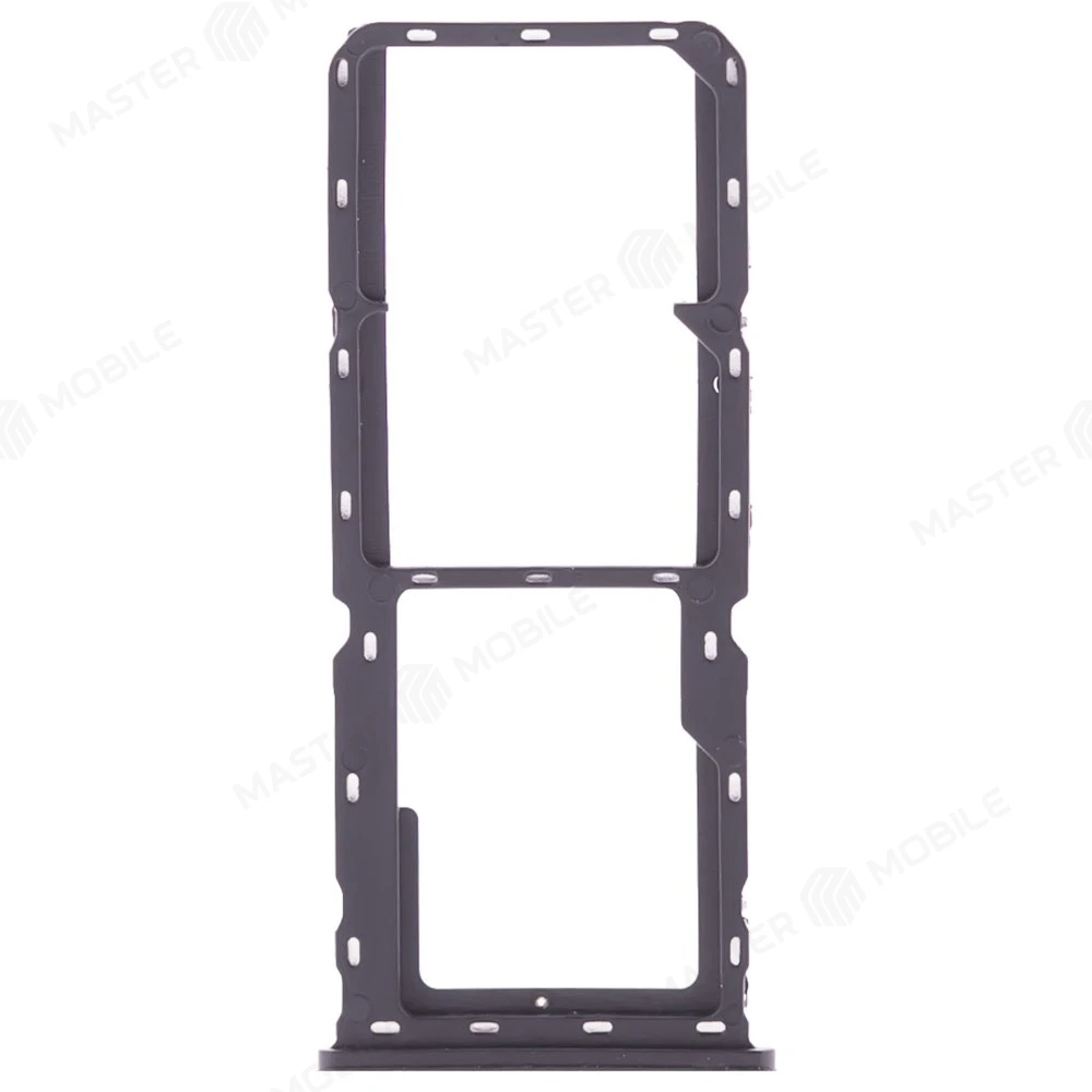 Держатель сим-карты для Realme 9i (RMX3491) (черный) фото №1