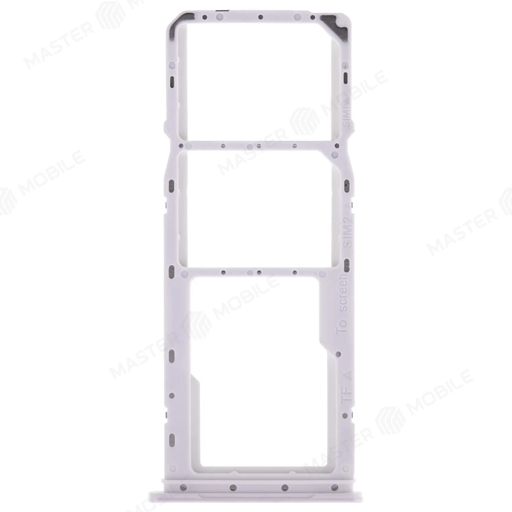 Держатель сим-карты для Samsung A045 Galaxy A04 (белый) фото №1