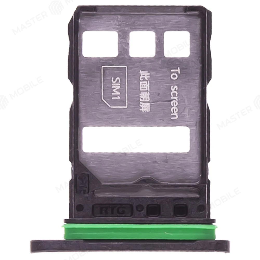 Держатель сим-карты для Huawei Honor 90 (REA-NX9) (черный) фото №1