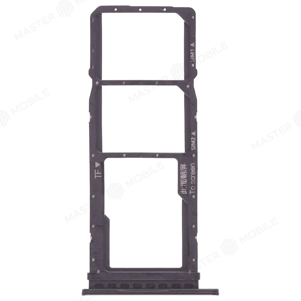 Держатель сим-карты для Huawei P40 Lite E (ART-L29) (черный) фото №1