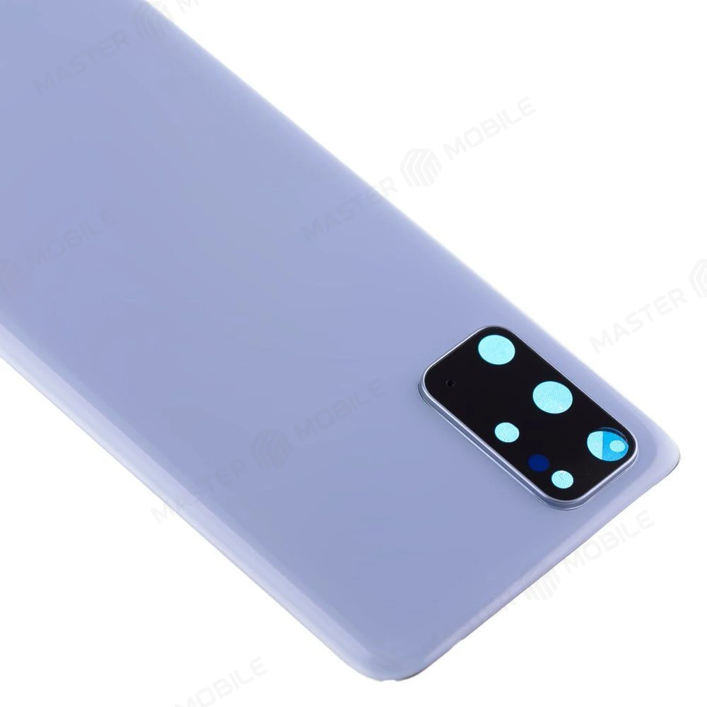 Задняя крышка для Samsung G985 Galaxy S20+ (голубой) (в сборе со стеклом камеры) (ORIG100)  фото №3