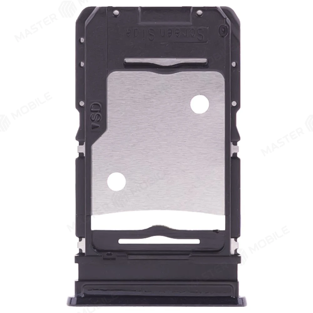 Держатель сим-карты для Tecno Camon 19 Neo (CH6i) (черный) фото №2