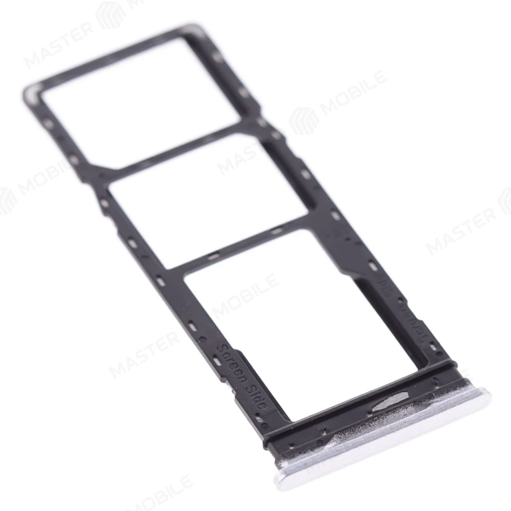 Держатель сим-карты для Infinix Hot 20 (X6826B) (серебристый) фото №3