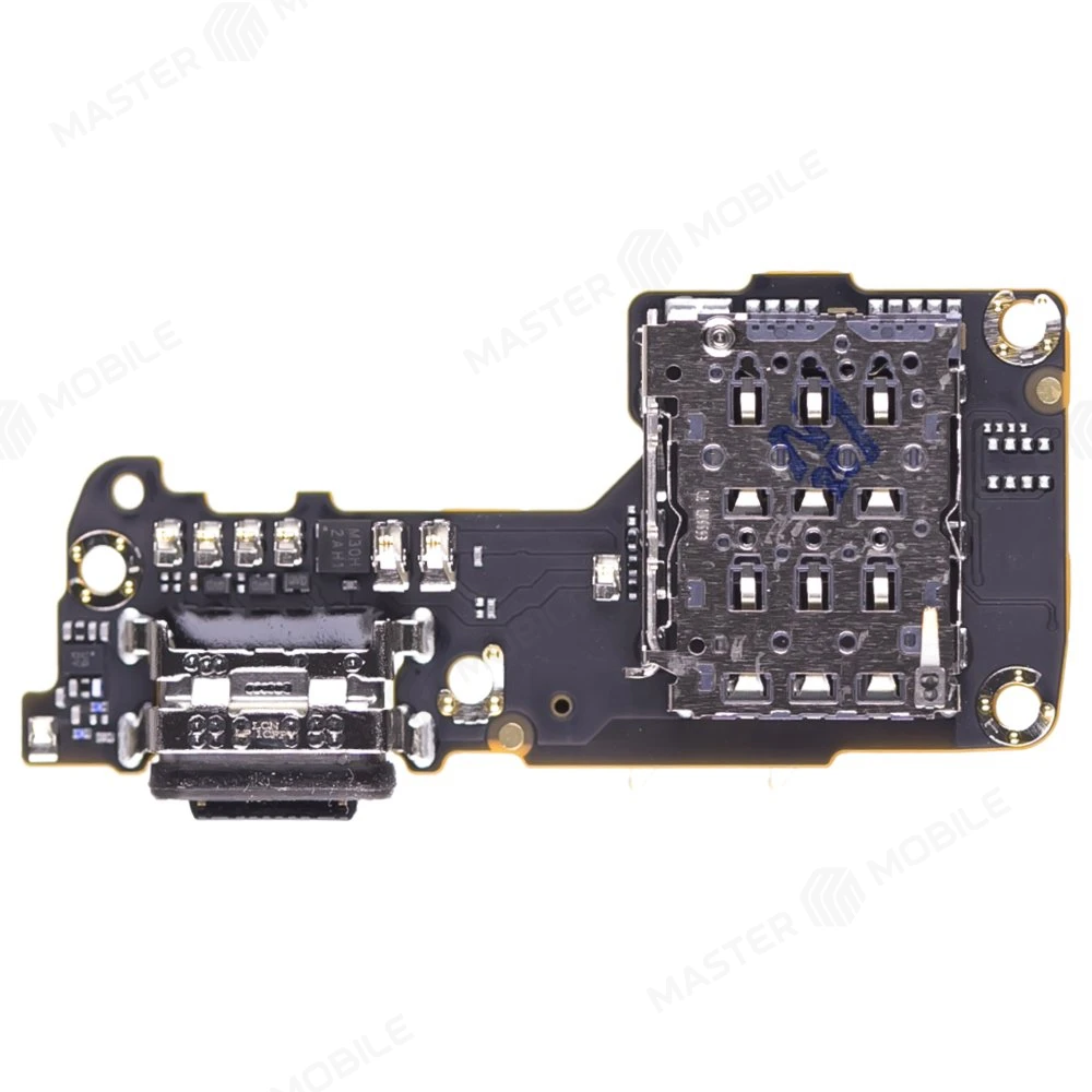 Нижняя плата для Xiaomi 12 (2201123G) / 12X (2112123AG) с комп. + разъем зарядки + микрофон + разъем SIM (ORIG100)  фото №2