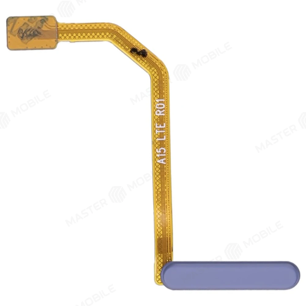 Шлейф для Samsung A155 Galaxy A15 4G с комп. + сканер отпечатка пальца (кнопка включения) (темно-синий) фото №1