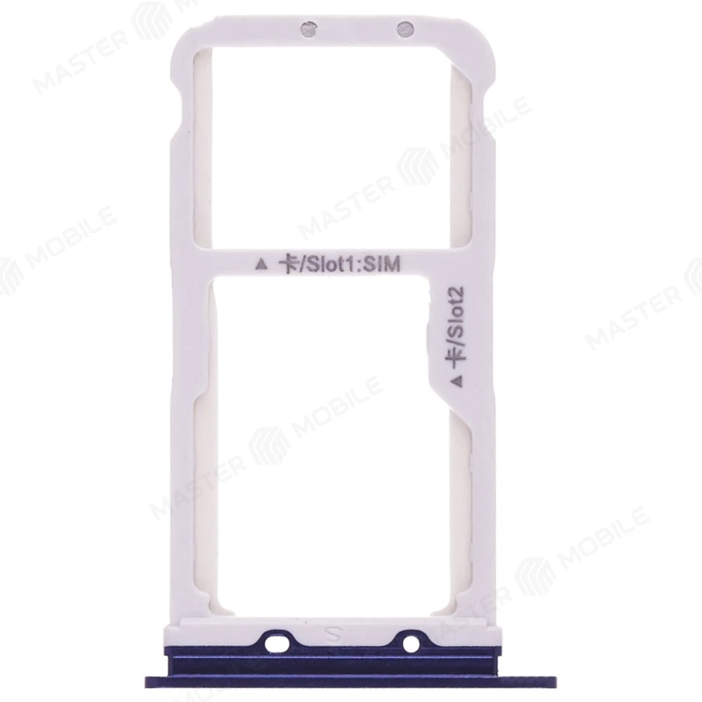 Держатель сим-карты для Huawei Honor 9/9 Premium (STF-L09) (синий) фото №1