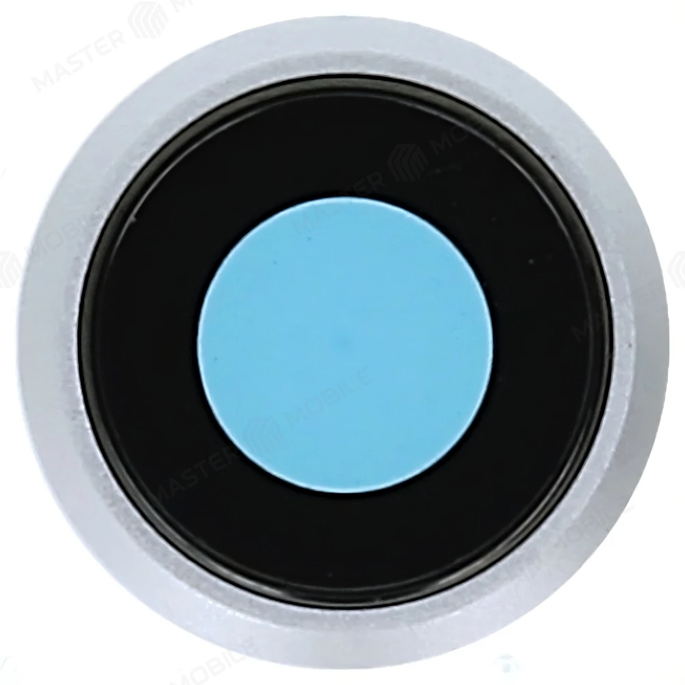 Стекло задней камеры для Apple iPhone 8 / iPhone SE 2020 (в рамке) (серебристый)  