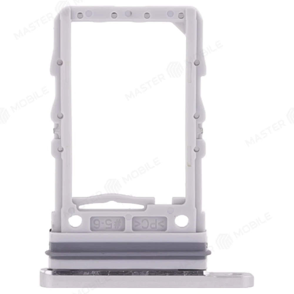 Держатель сим-карты для Samsung F711 Galaxy Z Flip 3 (серебристый) фото №2