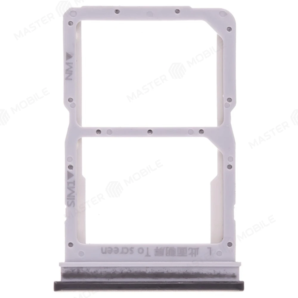 Держатель сим-карты для Huawei Honor 30i (LRA-LX1) / Y8p (AQM-LX1) (черный) фото №1