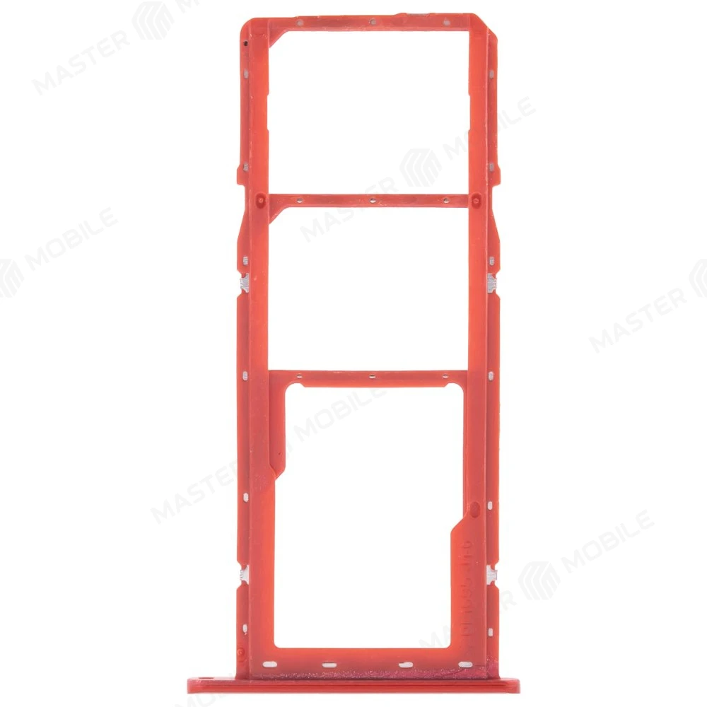 Держатель сим-карты для Samsung A015 Galaxy A01 / M015 Galaxy M01 (красный) фото №2