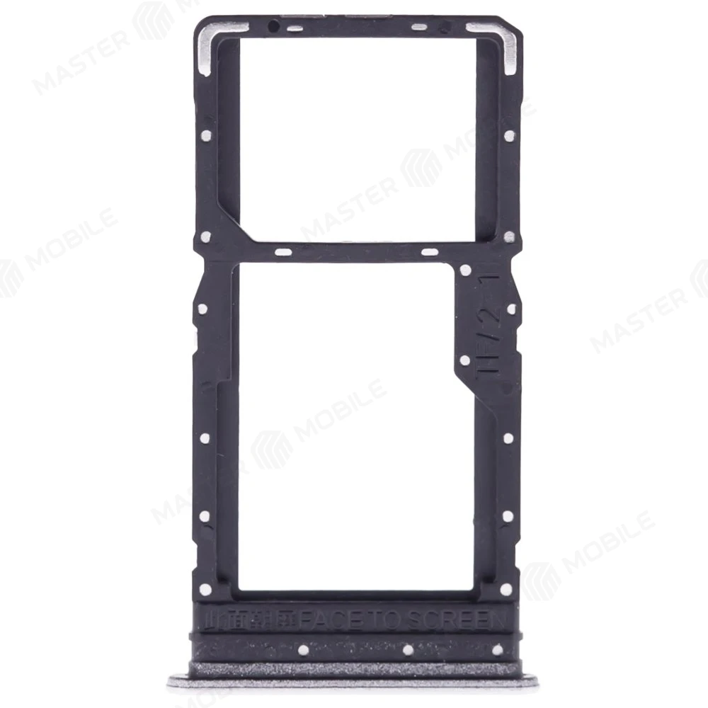 Держатель сим-карты для Xiaomi Redmi 12 4G (23053RN02Y) (серебристый) фото №1