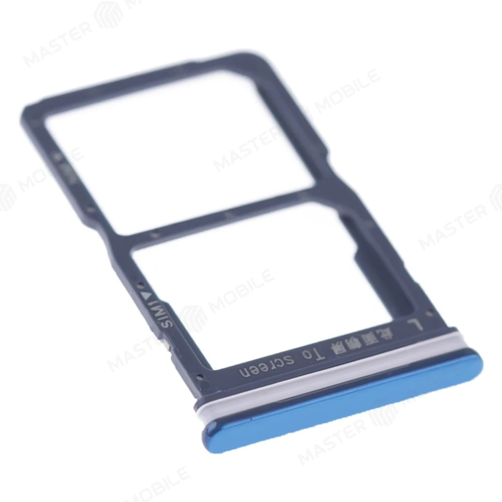 Держатель сим-карты для Huawei Honor 30i (LRA-LX1) / Y8p (AQM-LX1) (зеленый) фото №3