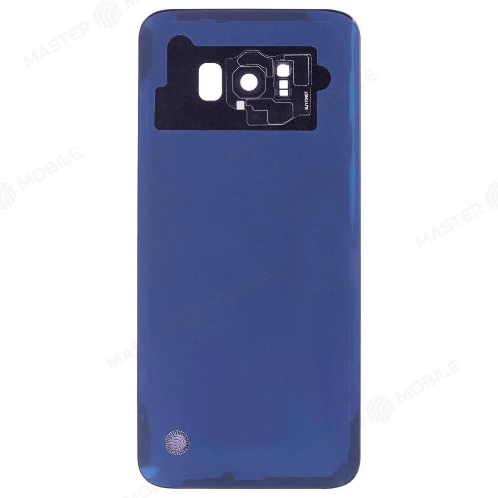 Задняя крышка для Samsung G955 Galaxy S8+ (черный) (в сборе со стеклом камеры) фото №2