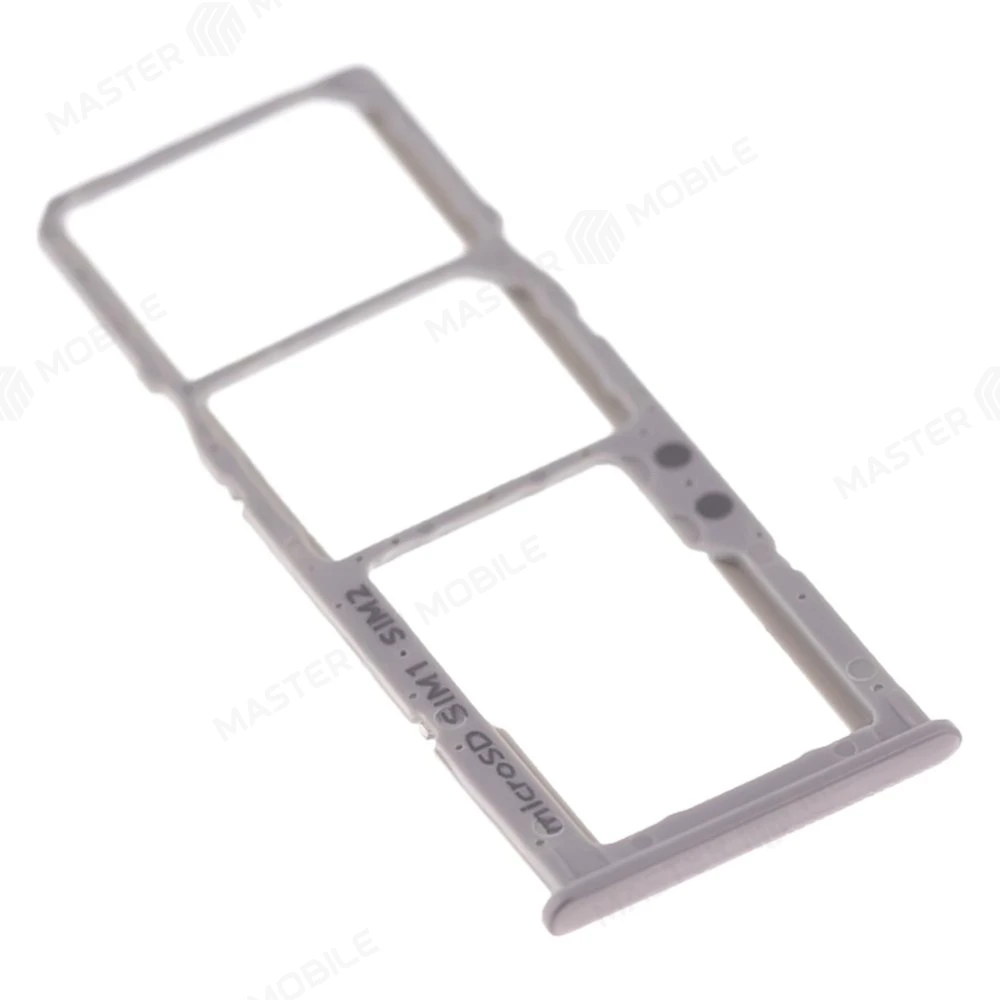 Держатель сим-карты для Samsung A515 Galaxy A51 / A715 Galaxy A71 (серебристый) фото №3